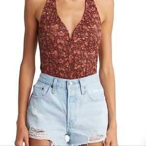 Free people floral body suit